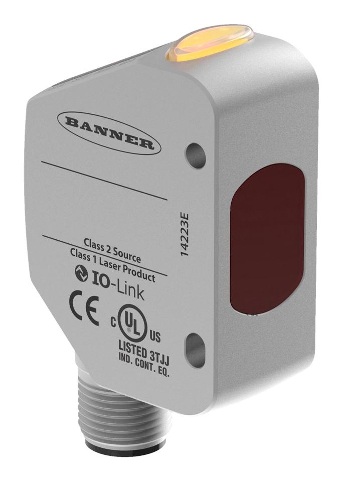 Banner Engineering Q4XFKLAF610-Q8 610mm Rugged Laser Distance Sensor