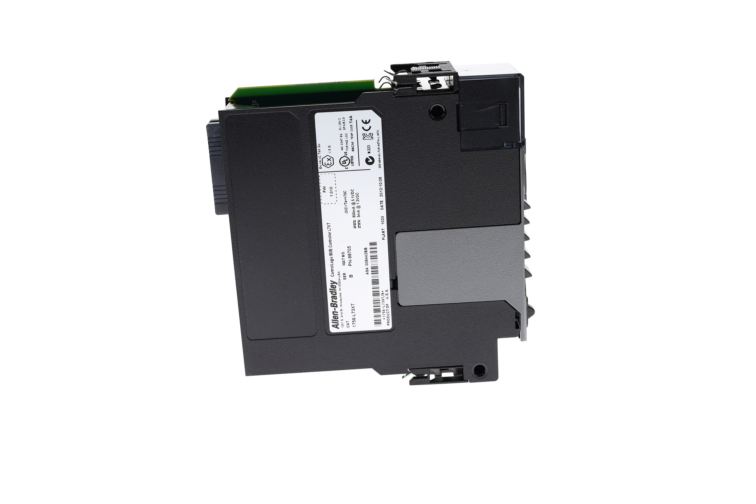 Controllogix Cpu Module 1756-L73XT | Allen Bradley ControlLogix Processor Module with 8MB Memo