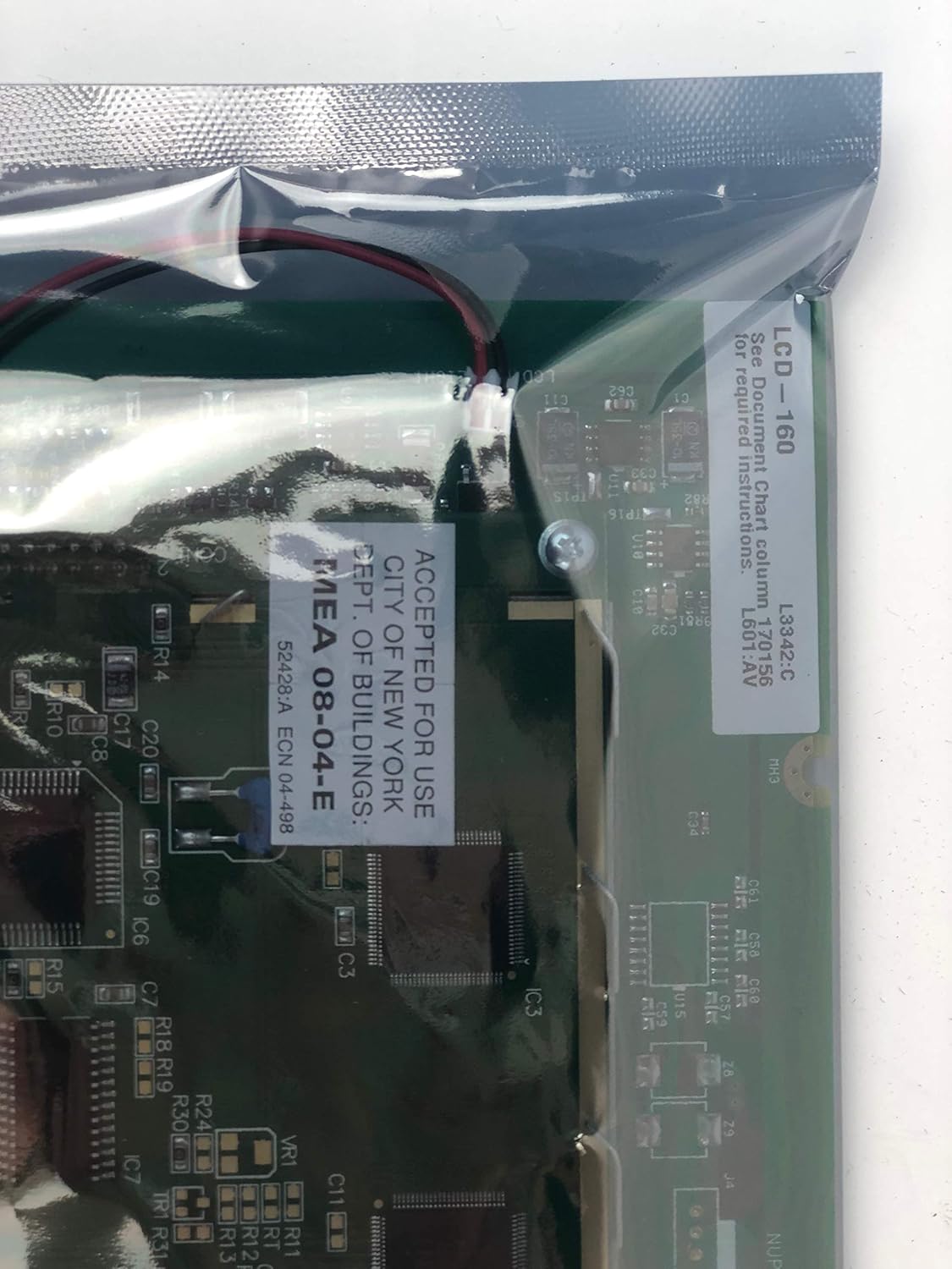 LCD-160 | Notifier 640-Character LCD Annunciator for NFS-3030/NFS2-3030 Fire Panels