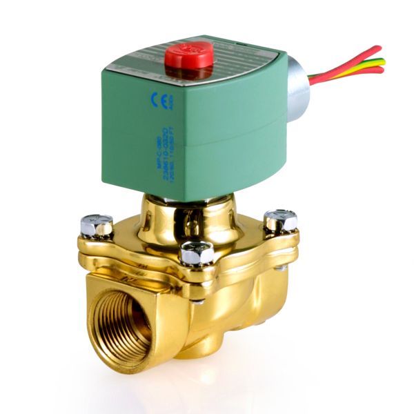 ASCO 8210G002 Series 8210 2-Way Normally Closed 1/2 Inch Brass Solenoid Valve