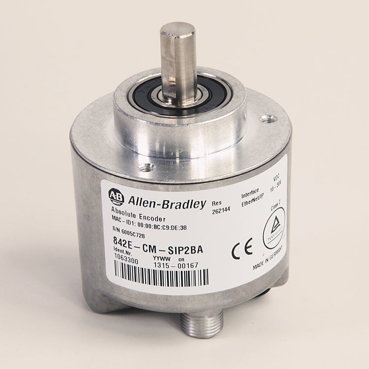 842E-CM-SIP2BA | Allen-Bradley 3 W 10/100 Mb/Sec Binary Code Single Turn Ethernet/IP Absolute Encoder