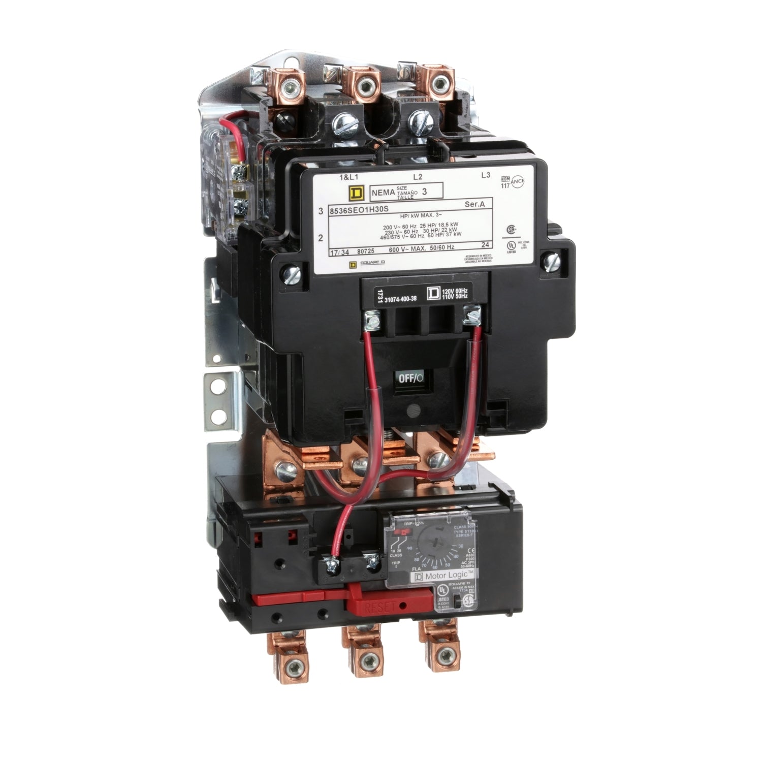 8536SEO1V02H30S | Schneider Electric NEMA Motor Starter