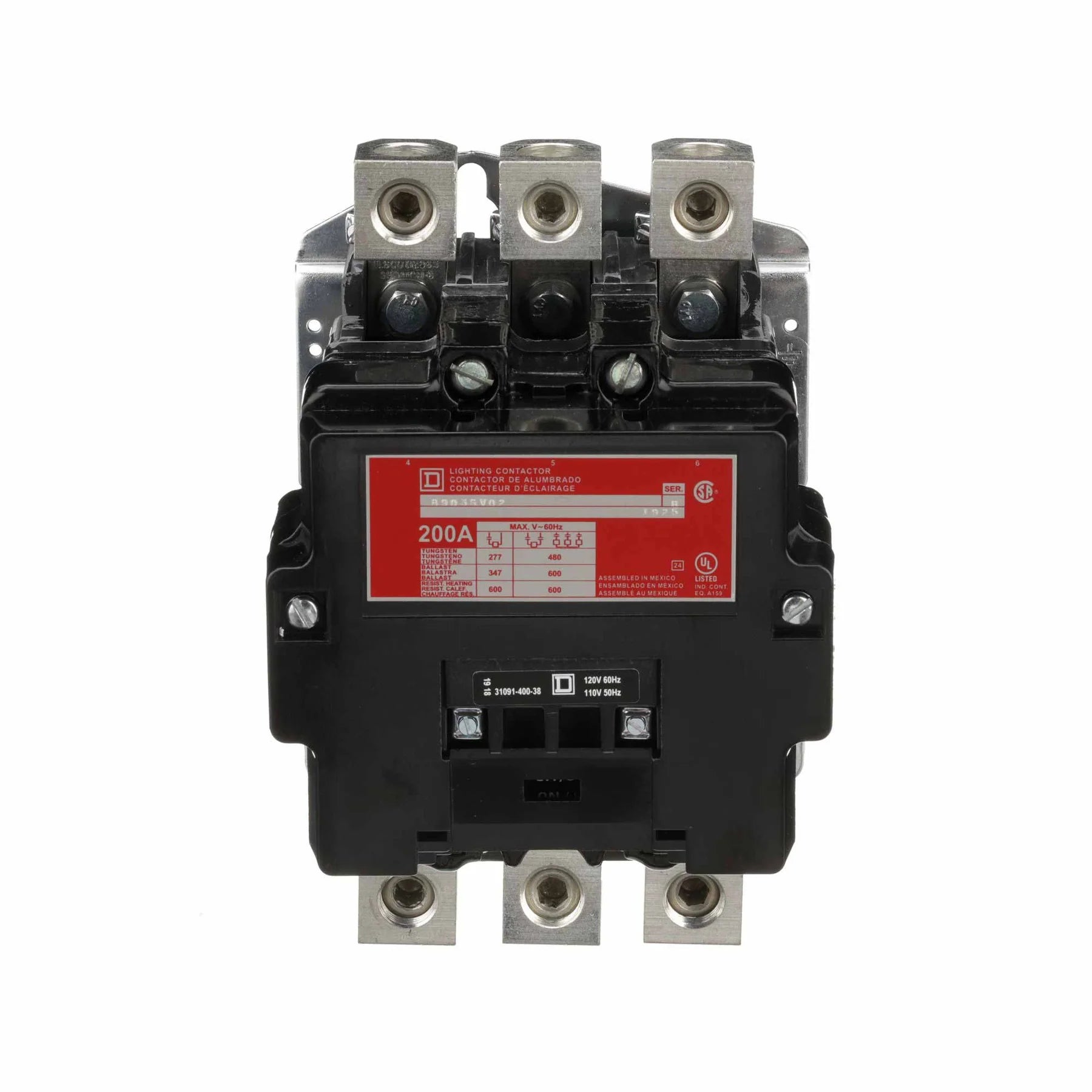 8903SVO2V02 | Schneider Electric Contactor, Type S, Multipole Lighting