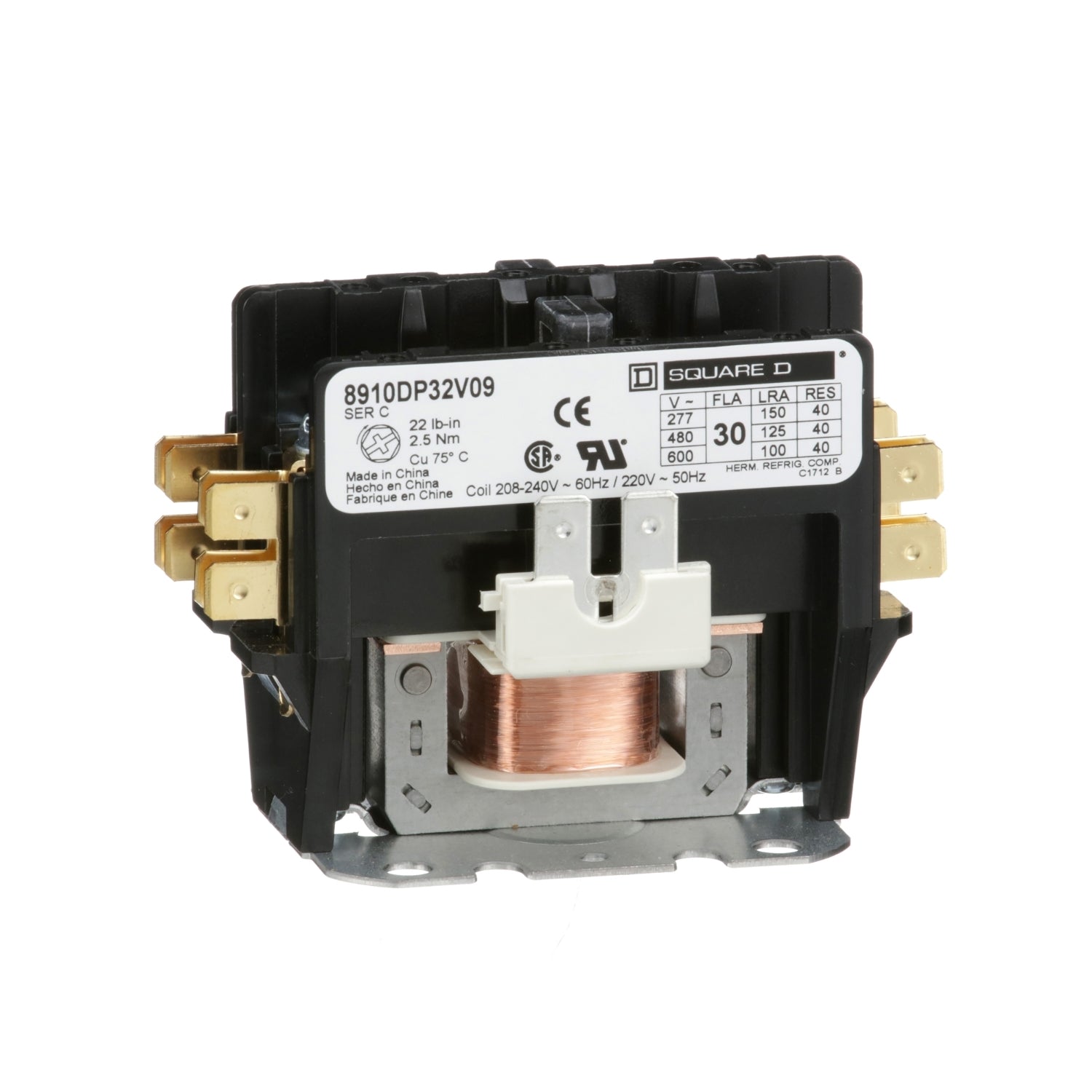 8910DP32V09 | Schneider Electric Contactor, Definite Purpose