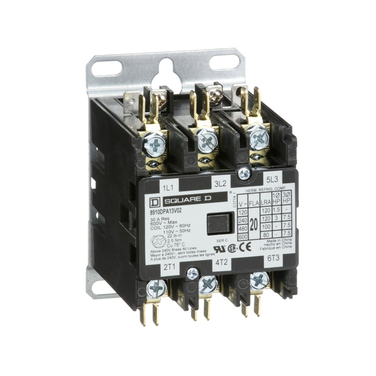 8910DPA13V02 | Schneider Electric Contactor, Definite Purpose