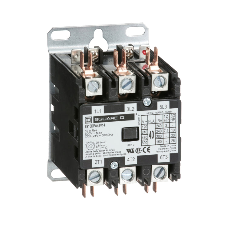 8910DPA43V14 | Schneider Electric Contactor, Definite Purpose