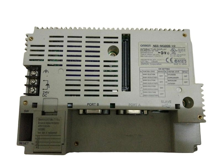 Omron NS5-MQ00B-V2 HMI Panel 5.7 Inch STN LCD 320x240 RS232 USB Operator Interface