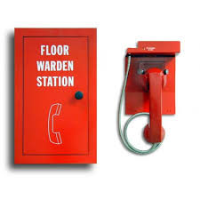 6830-NY-F4 | Kidde / EST Four-State Remote Telephone Warden Station (Flush Mount)