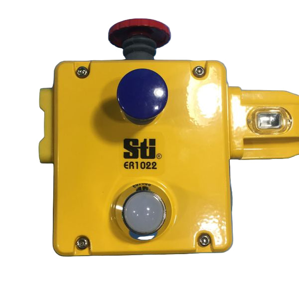 44506-6420 | Omron Cable Pull Safety Switch with E-Stop and Indicator Beacon