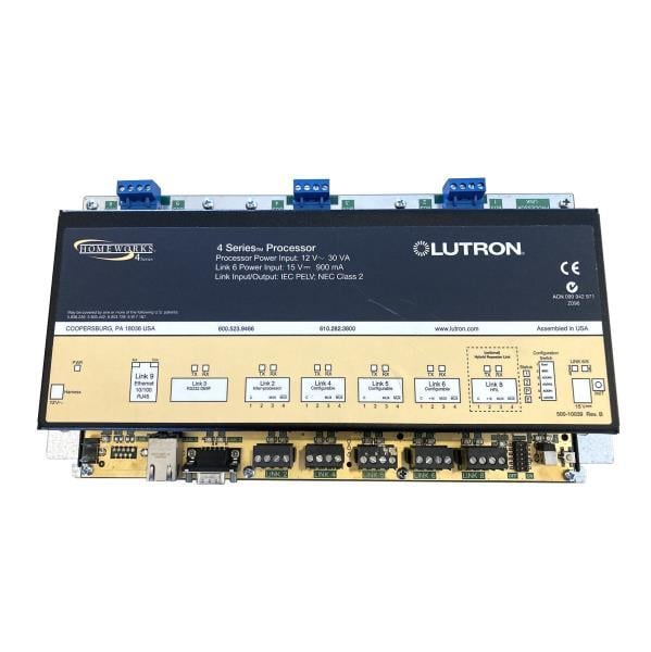 H4P5-HRL-120 | Lutron HomeWorks 4 Series Processor with Hybrid Repeater Link – 120 V Lighting Controller