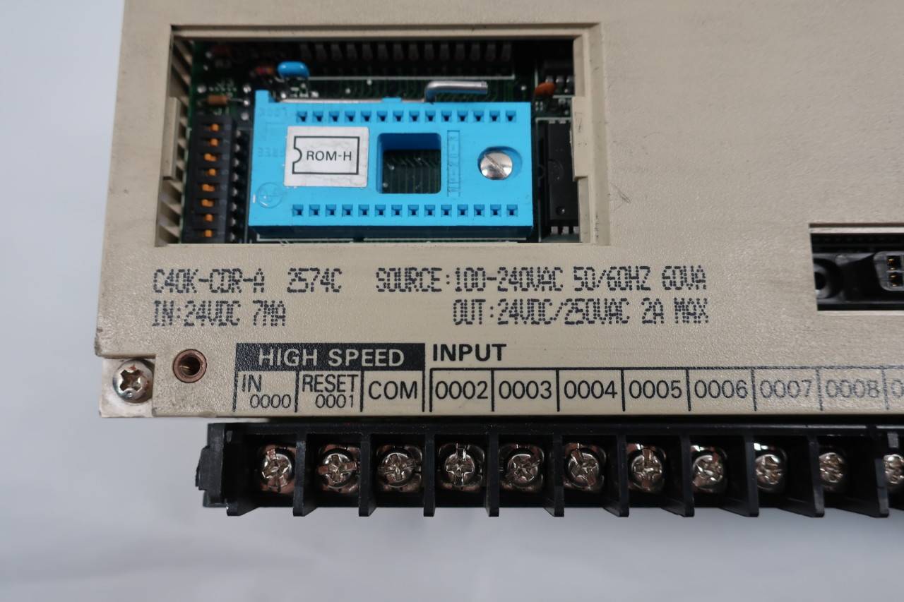 C40K-CDR-A | Omron Programmable Logic Controller 100-240 VAC