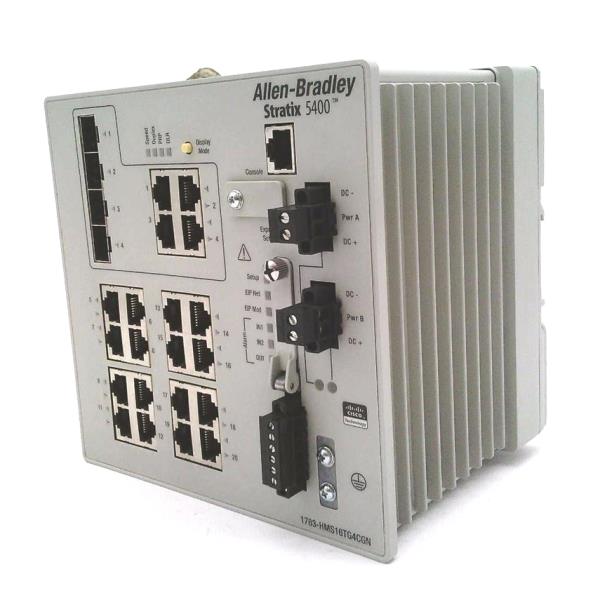 1783-HMS16TG4CGN | Allen-Bradley Stratix 5400 Ethernet Switch, 16GE