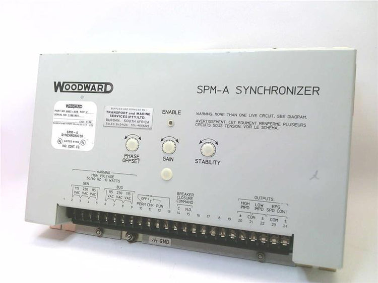 9907-028 | Woodward Speed&Phase Matching Synchronizer