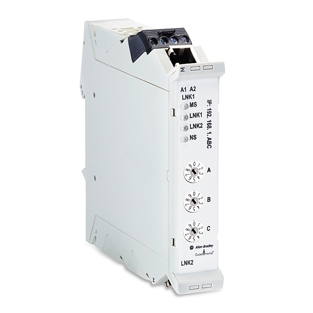 440R-ENETR | Allen-Bradley Guardmaster EtherNet/IP Gateway Module, Dual-Port, 24V DC