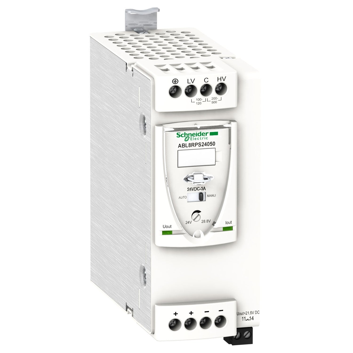 ABL8RPS24050 | Schneider Electric | Universal power supply, Phaseo, 1 or 2 phase, 100 to 500 V, 24 V, 5 A