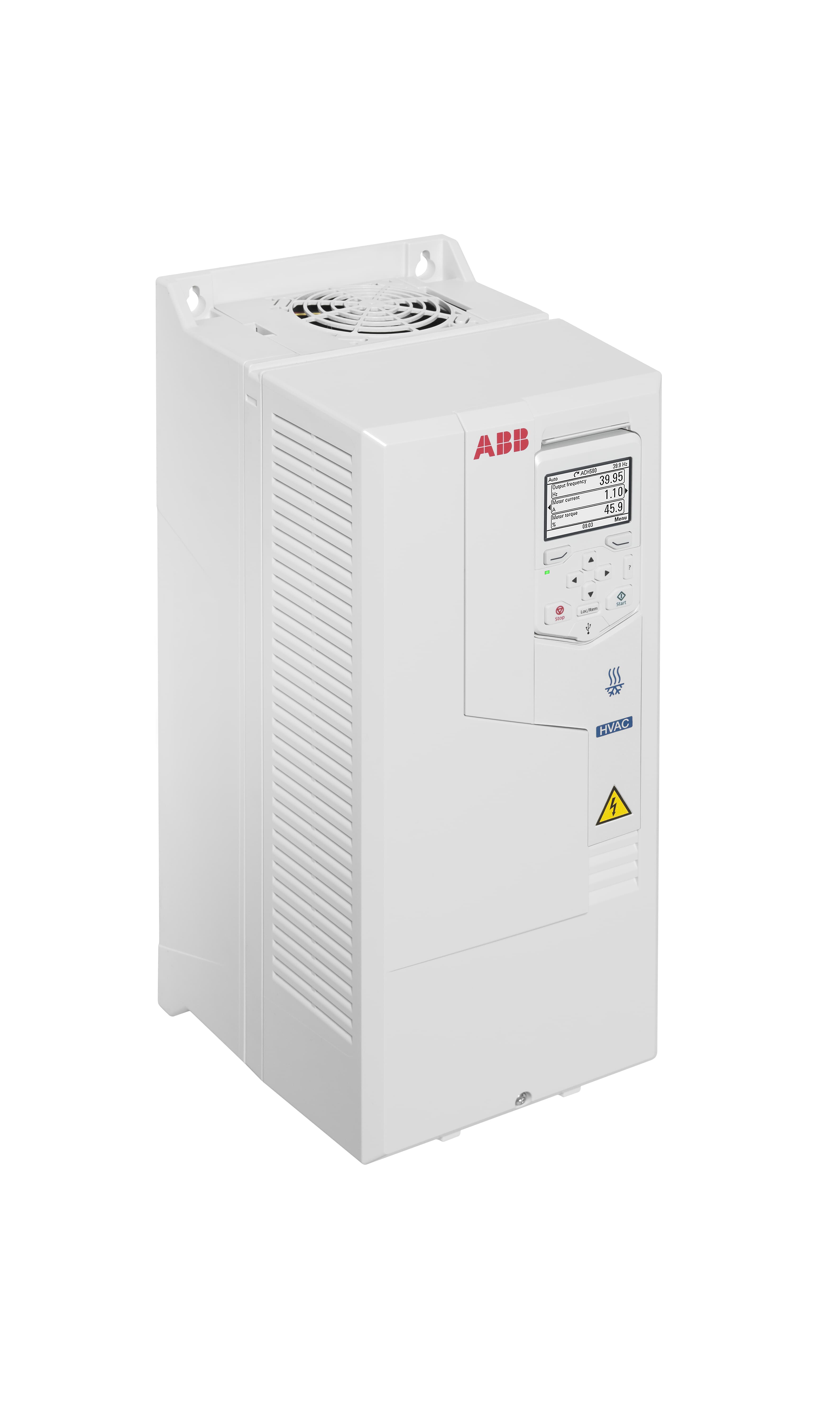 ACH580-01-027A-4 | ABB LV AC Wall-Mounted Drive for HVAC, UL: Pld 20 Hp, 27 A, 460 V