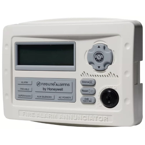 ANN-80-W | Fire-Lite 80-Character LCD Annunciator, White, Remote Fire Alarm Display
