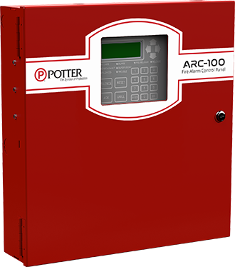 Potter ARC-100 Analog Addressable Releasing Fire Alarm Control Panel