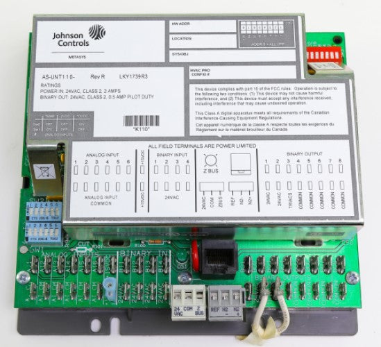 Johnson Controls AS-UNT110-1 Metasys Unitary HVAC Controller