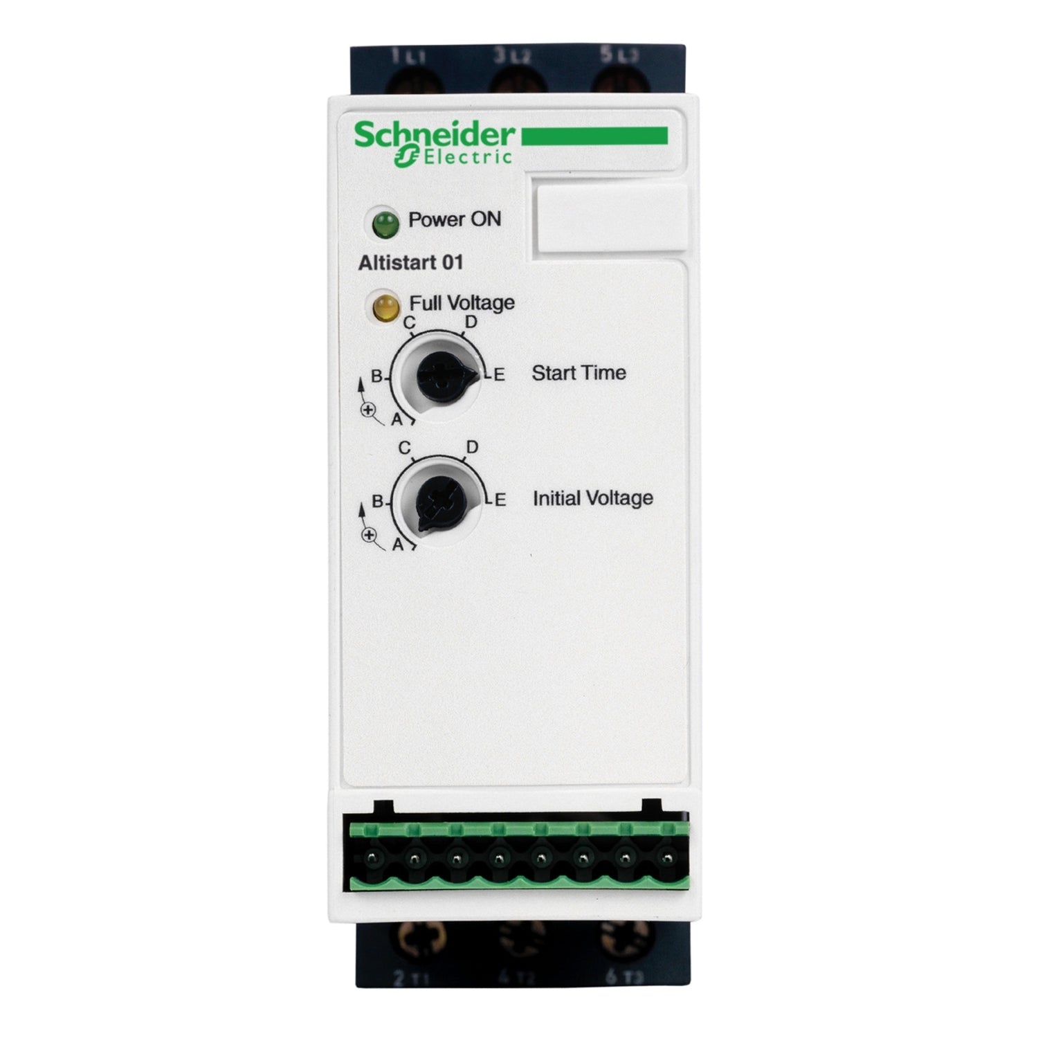 ATS01N112FT | Schneider Electric Soft starter for asynchronous motor, Altistart 01, ATS01, 12A, 110 to 480V, 1.5 to 5.5kW