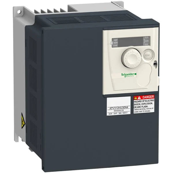 ATV312HU40M3 | Schneider Electric Variable Speed Drive Altivar ATV312 - 4kW - 8.4kVA - 180 W - 200..240 V - 3-Phase Supply