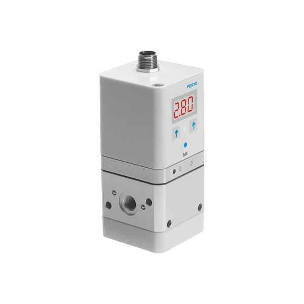 Festo VPPE-3-1-1/8-6-010-E1 Proportional Pneumatic Pressure Regulator with LED Display