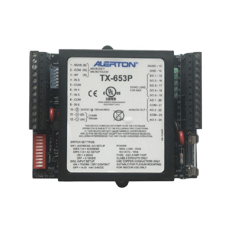 Alerton TX-653P Programmable Controller with 6 Digital Inputs and Digital/Analog Output Control