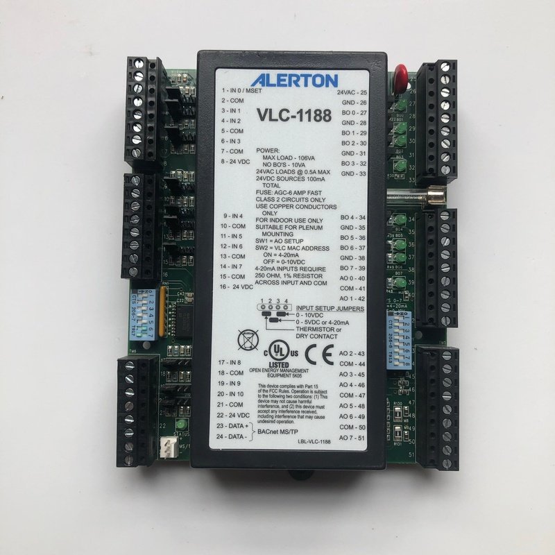 Alerton VLC-1188 BACtalk VisualLogic BACnet Programmable Logic Controller with 11 Universal Inputs