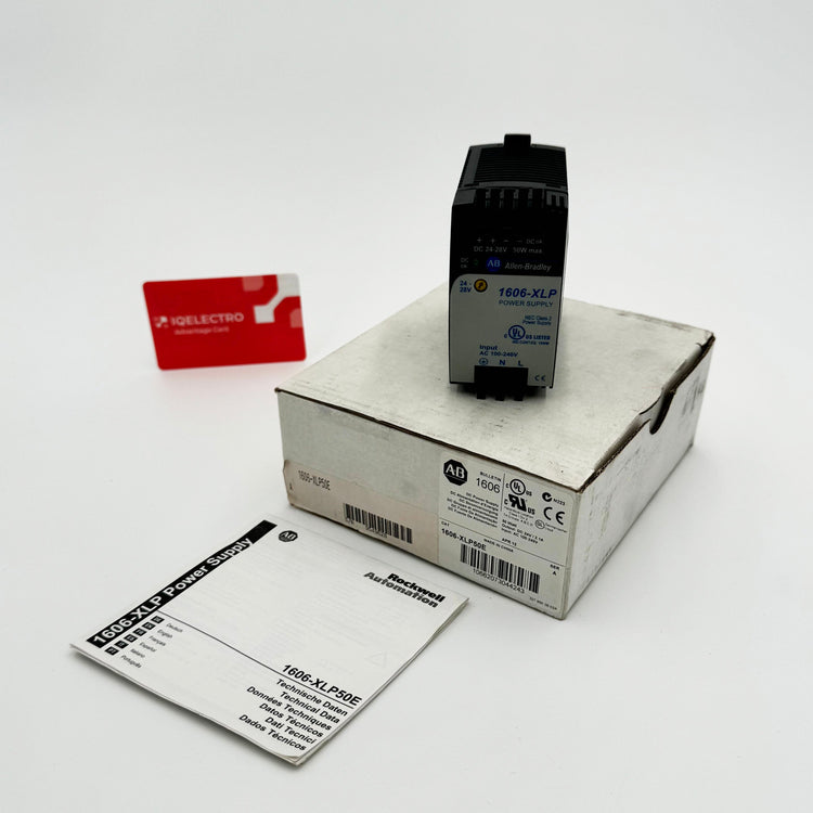 1606-XLP50E | Allen-Bradley AC/DC Compact Power Supply 50W 24-28V 120/230VAC Input