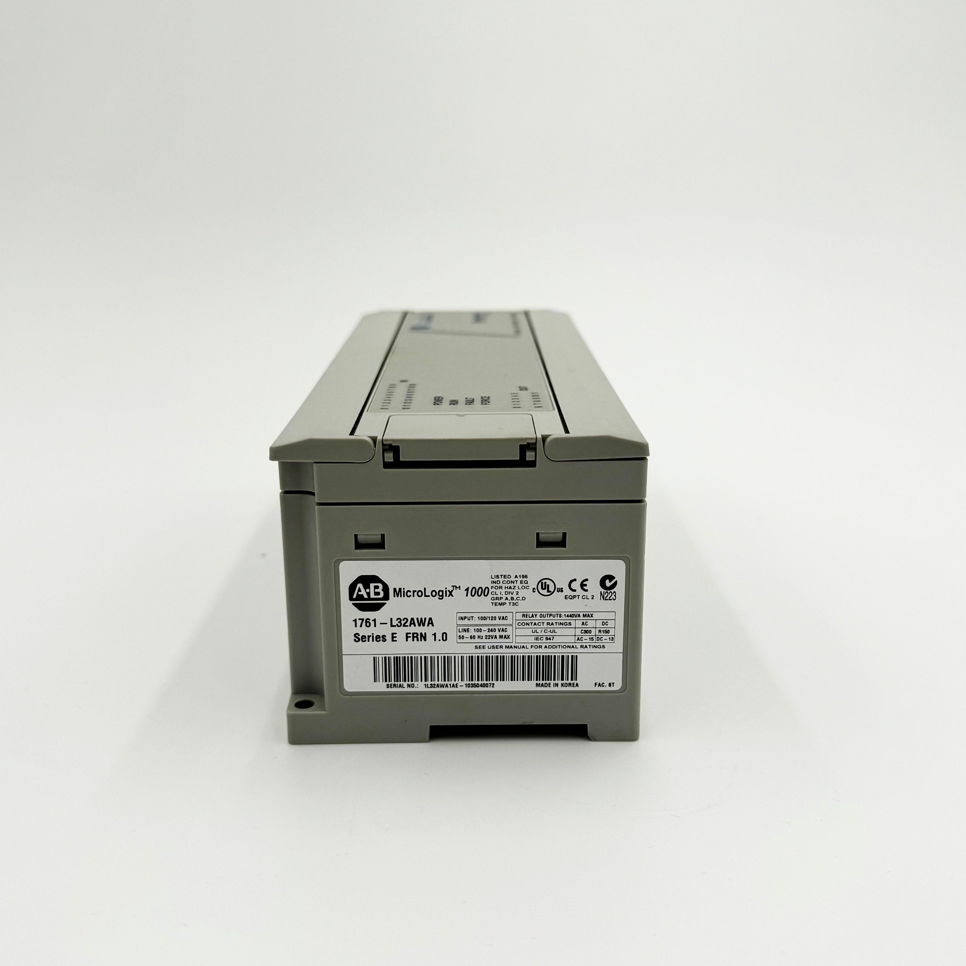 1761-L32AWA | Allen-Bradley MicroLogix 1000 120/240VAC, 20-In-120VAC/12-Relays