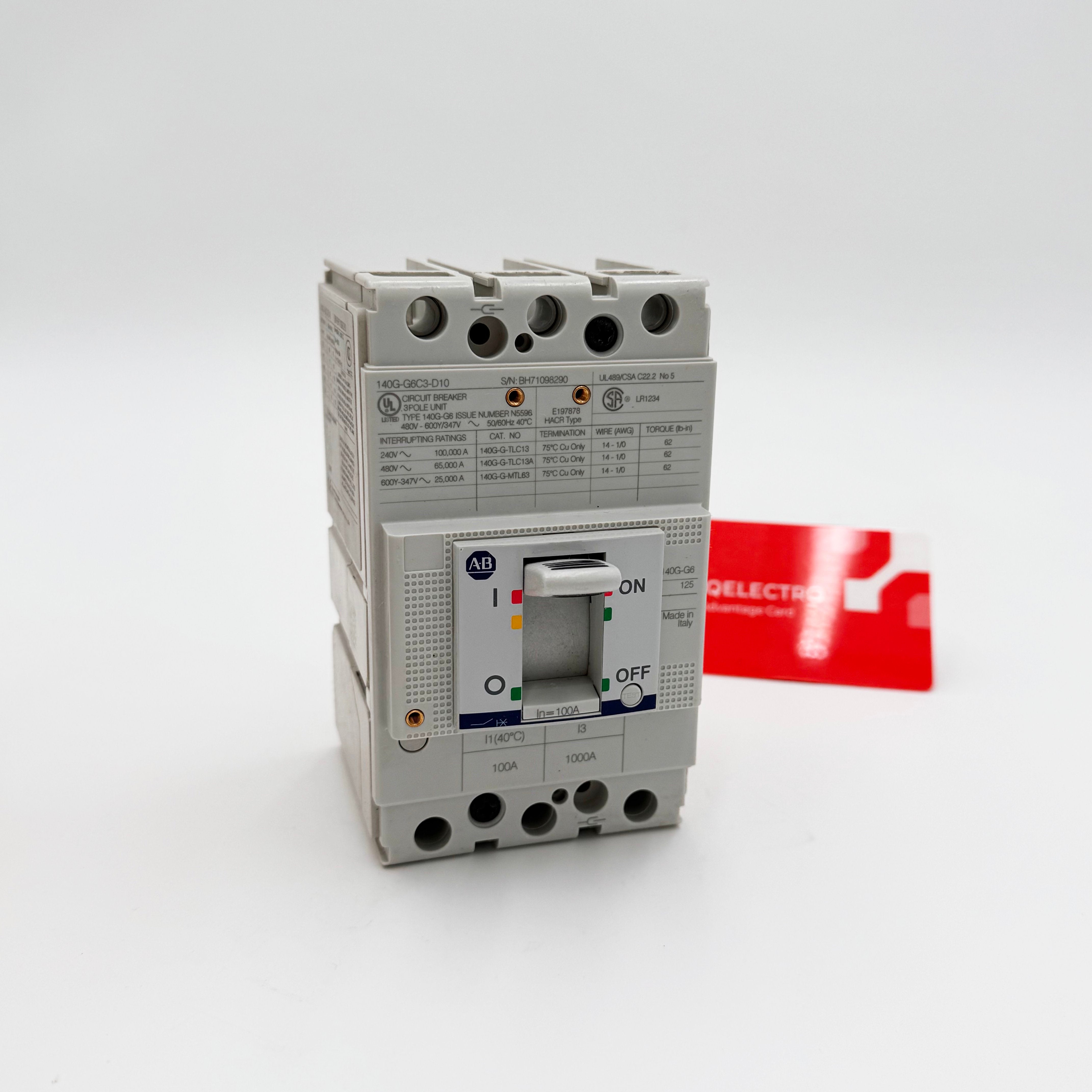 140G-G6C3-D10 | Allen Bradley Molded Case Circuit Breaker