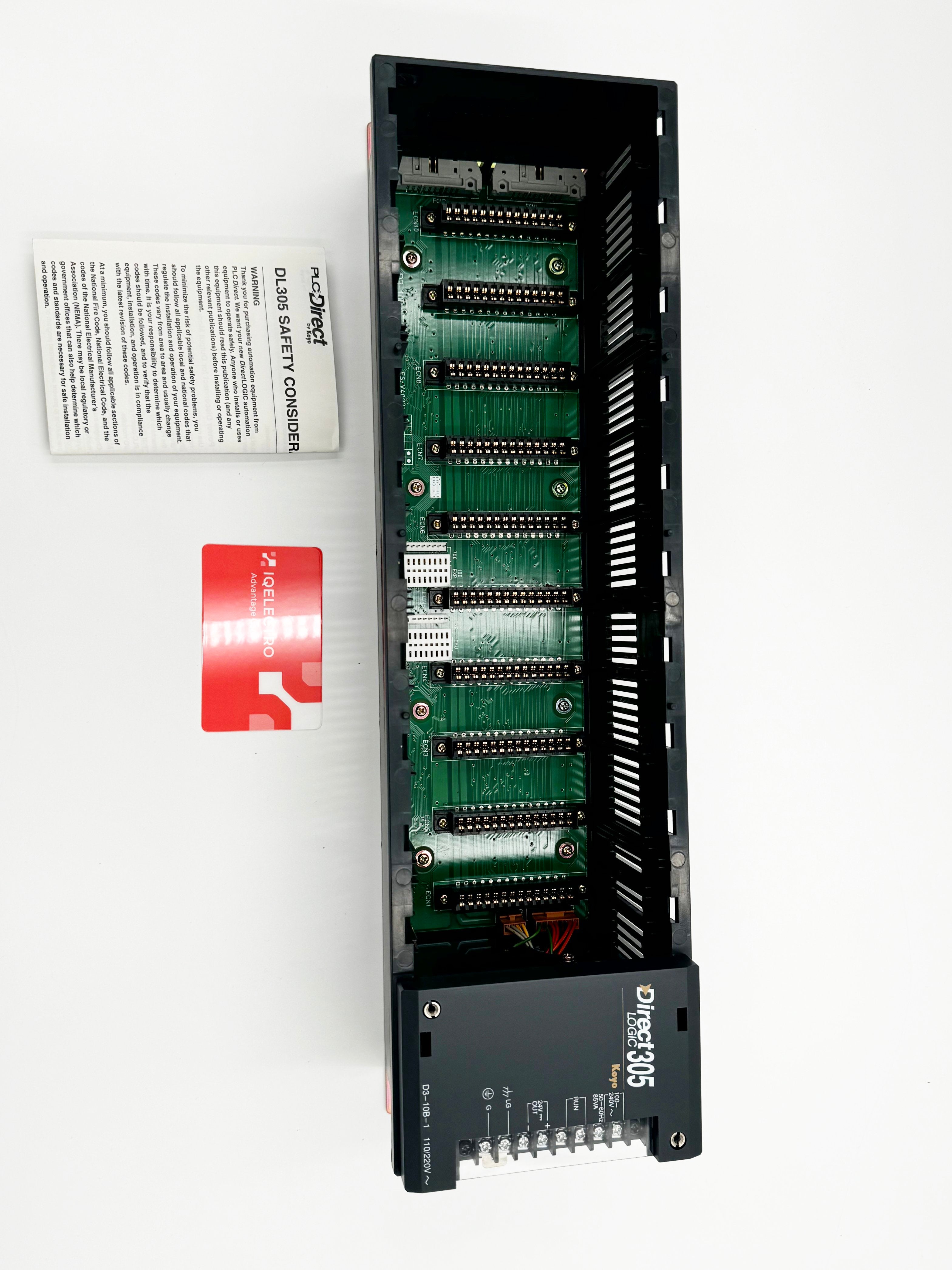 D3-10B-1 | Automation DirectLOGIC I/O Base: 10-slot, Panel Mount