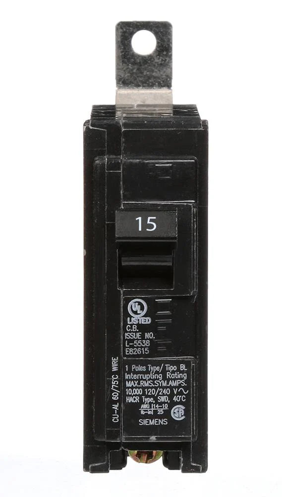 B115 | Siemens 15 Amp Circuit Breaker