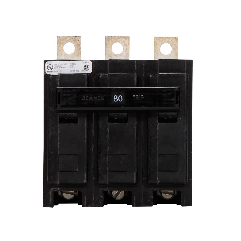 BAB3080H | Eaton BAB Thermal Magnetic Circuit Breaker