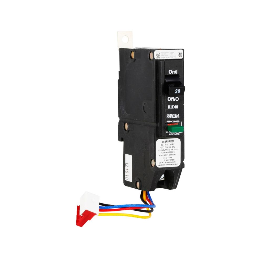 BABRSP1030 | Eaton 30A 1-Pole 120V Bolt-On Molded Case Circuit Breaker with Status Switch