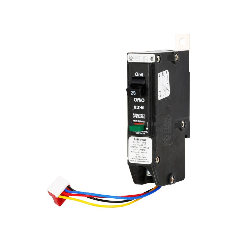 BABRSP1030 | Eaton 30A 1-Pole 120V Bolt-On Molded Case Circuit Breaker with Status Switch