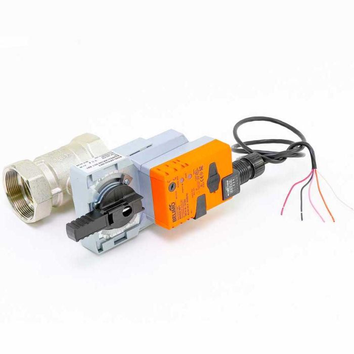 B249+ARX24-MFT | Belimo Two Way Characterized Control Valve With Programmable Actuator 24V