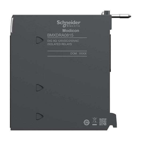 BMXDRA0815 | Schneider Electric Discrete output module, Modicon X80, 8 NO relay outputs, 24 to 240V AC, 24 to 125V DC