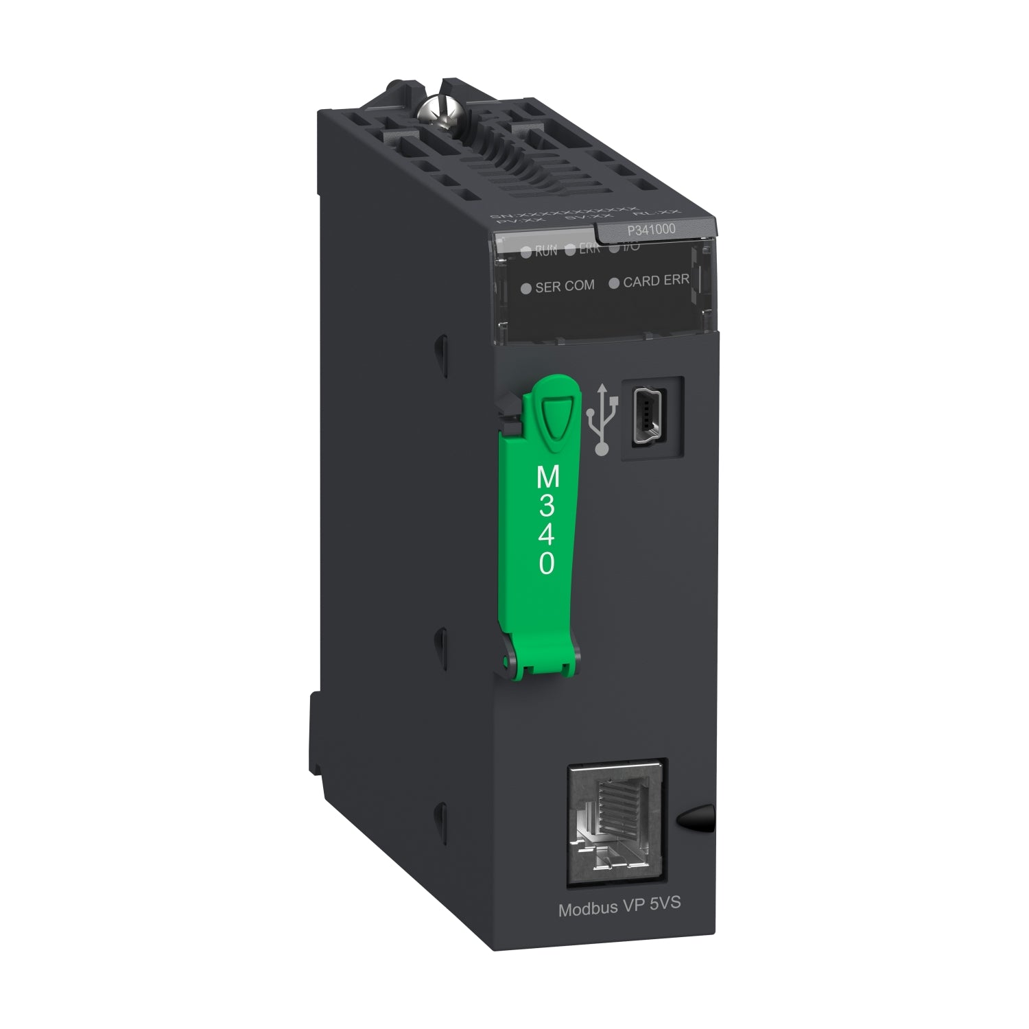 BMXP341000 | Schneider Electric | Processor, Modicon M340, max 512 discrete, 128 analog IO, Modbus