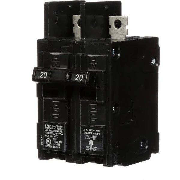 BQ2B020 | Siemens 20 Amp Circuit Breaker