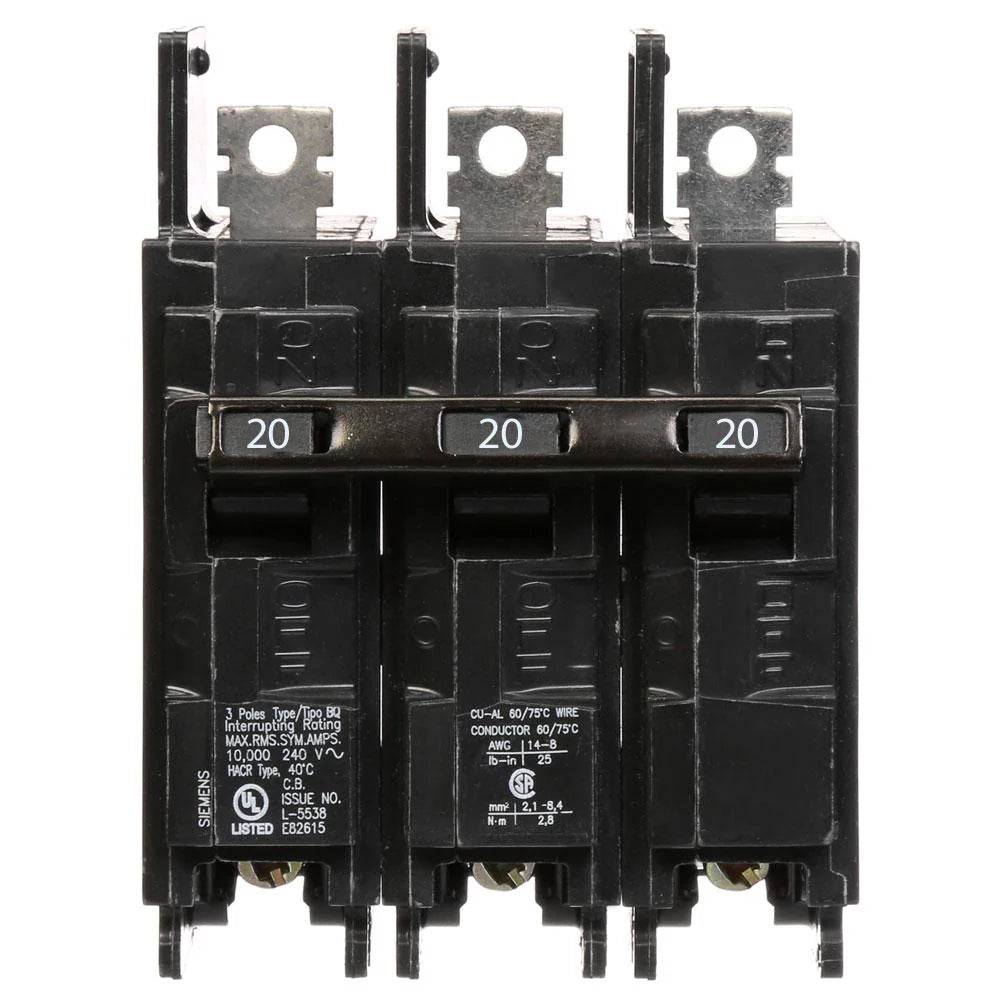 BQ3B020 | Siemens 20 Amp Circuit Breaker