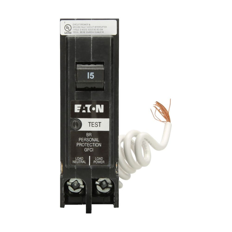 BRN115GF | Eaton BR GFCI Circuit Breaker