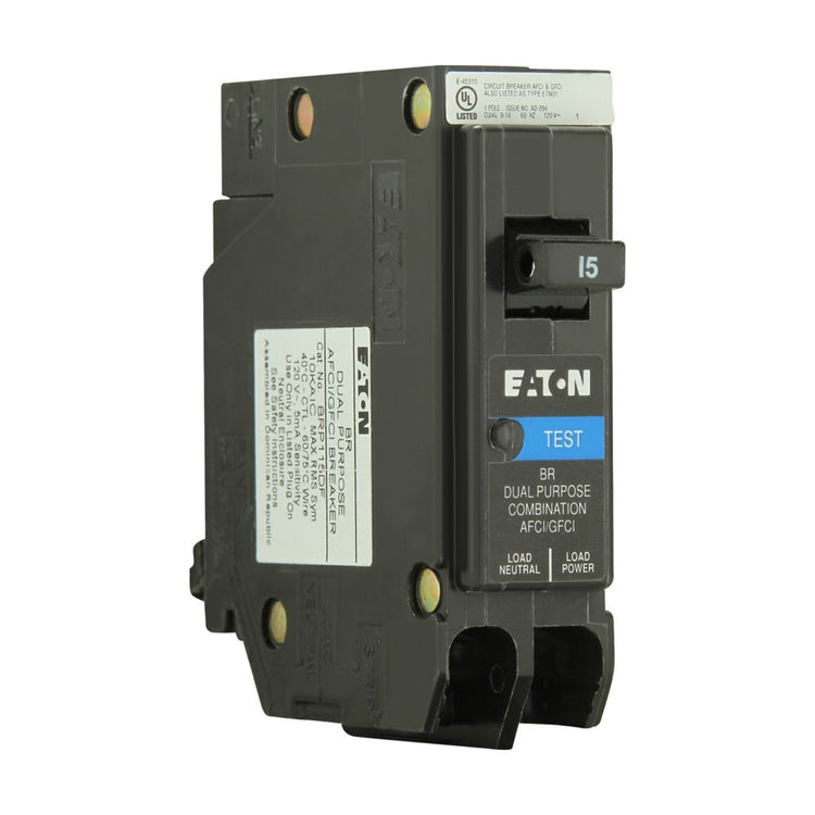 BRP115DF | Eaton BR Arc Fault / Ground Fault Circuit Breake