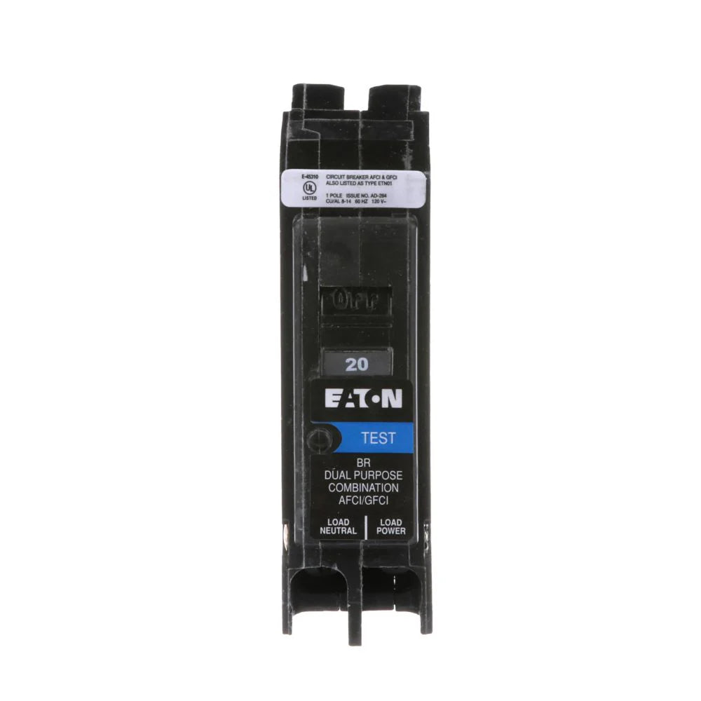 BRP120DF | Eaton 20 Amp Dual Function Circuit Breaker