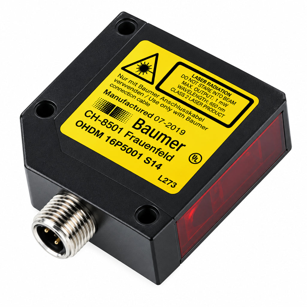 Baumer Electric OHDM 16P5001/S14 Industrial Photoelectric Sensor Light Barrier