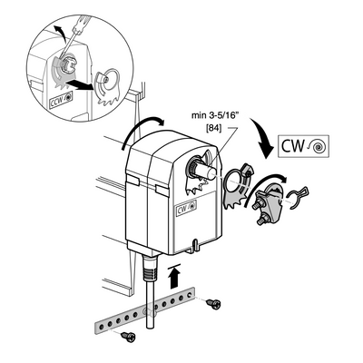 Belimo TFB120-S Spring Return Damper Actuator