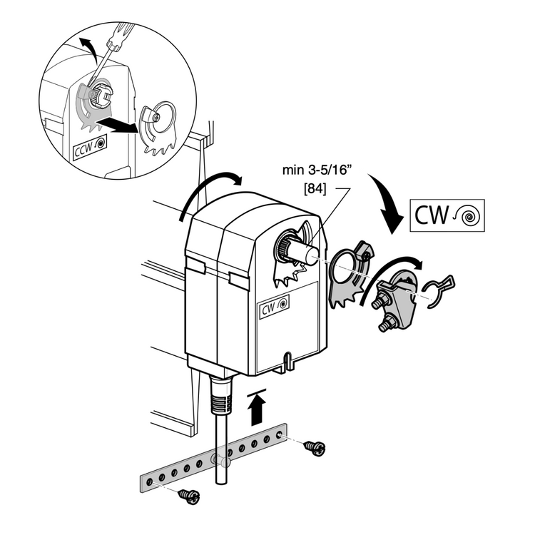 Belimo TFB120-S Spring Return Damper Actuator
