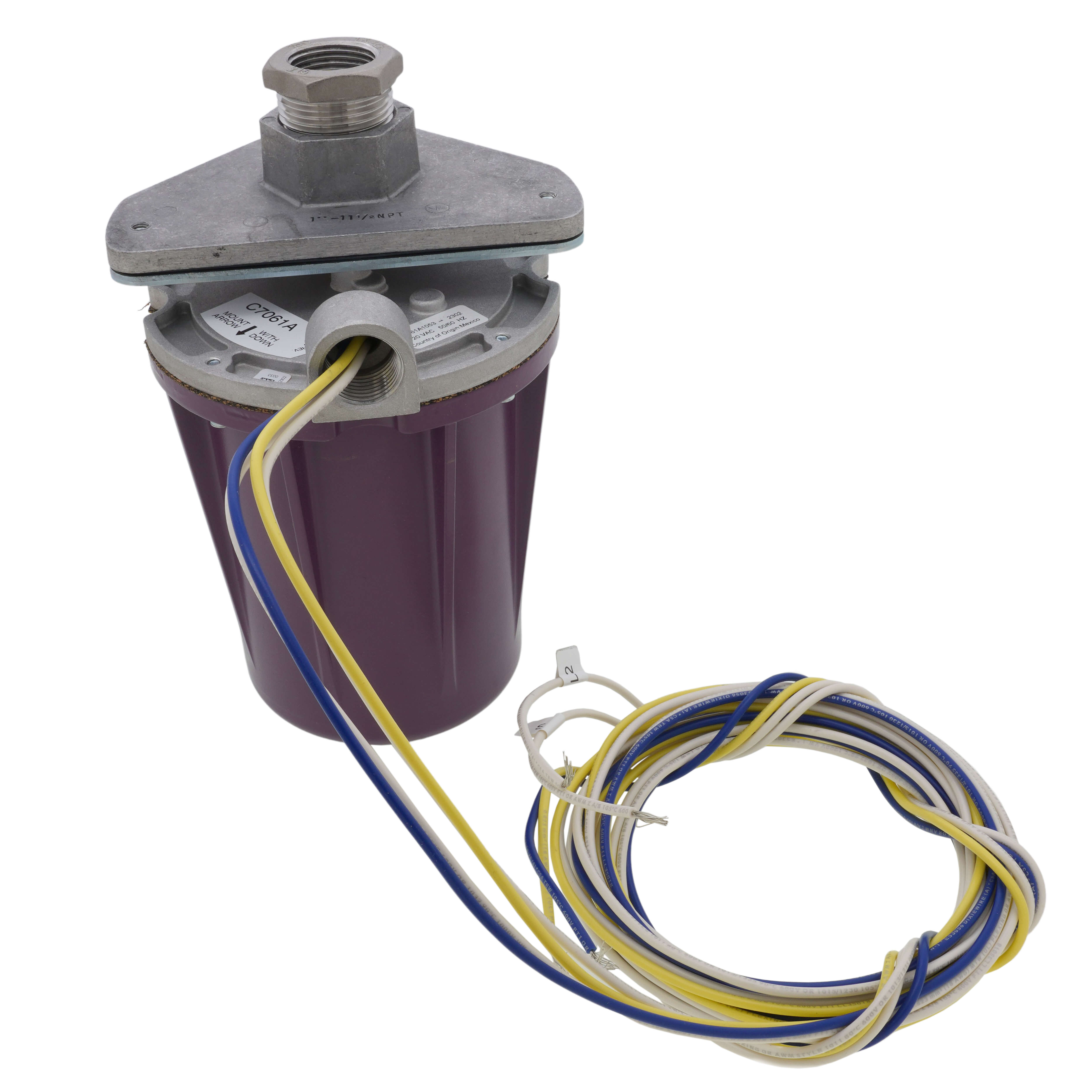 C7061A1020 | Honeywell Ultraviolet Flame Detector Dynamic Self-Check Purple Peeper, 115/230 VAC