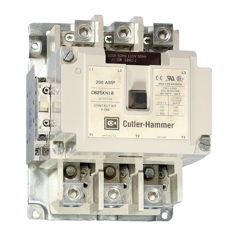 Eaton C825KN10 200A 3-Pole Contactor
