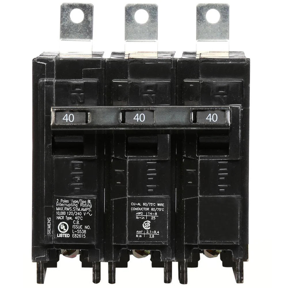 B340 | Siemens 40 Amp Circuit Breaker